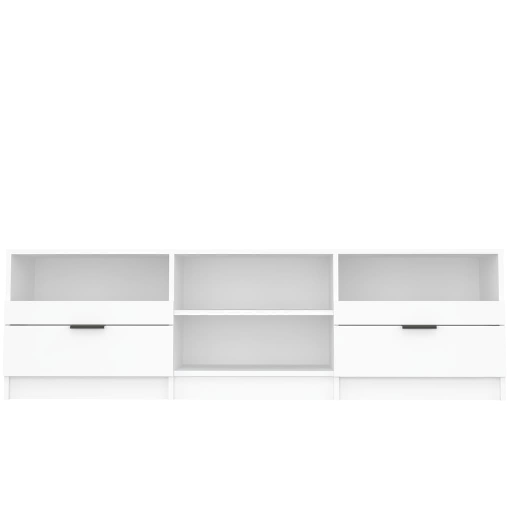 vidaXL Comodă TV, alb, 150x33,5x45 cm, lemn prelucrat vidaXL Comodă TV, alb, 150x33,5x45 cm, lemn prelucrat