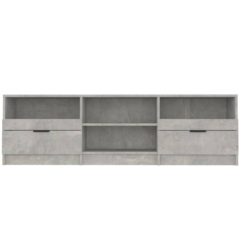 vidaXL Comodă TV, gri beton, 150x33,5x45 cm, lemn prelucrat