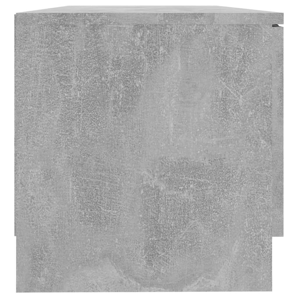 vidaXL Comodă TV, gri beton, 80x35x36,5 cm, lemn prelucrat vidaXL Comodă TV, gri beton, 80x35x36,5 cm, lemn prelucrat