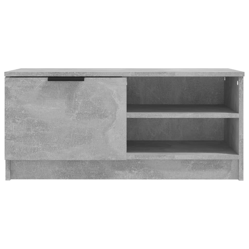 vidaXL Comodă TV, 2 buc., gri beton, 80x35x36,5 cm, lemn prelucrat
