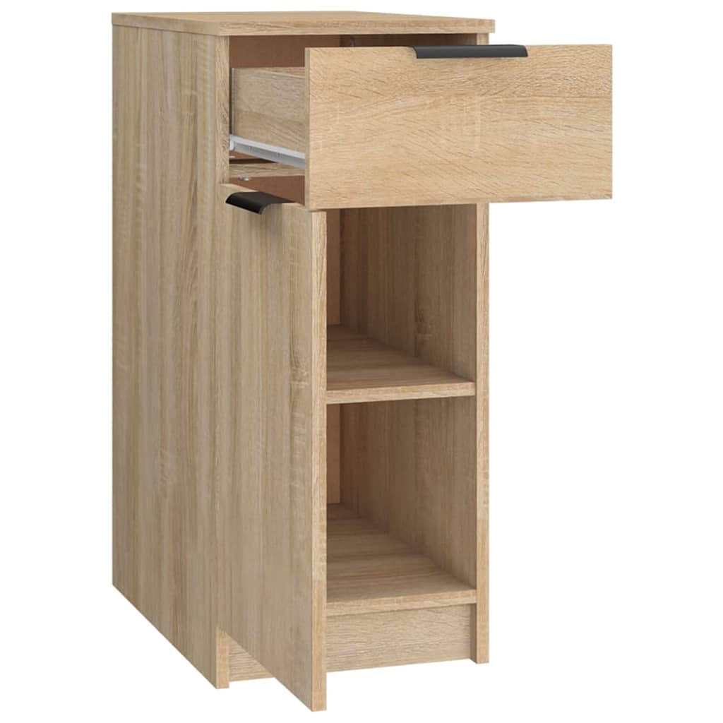 vidaXL Dulap de birou, stejar sonoma, 33,5x50x75 cm, lemn prelucrat