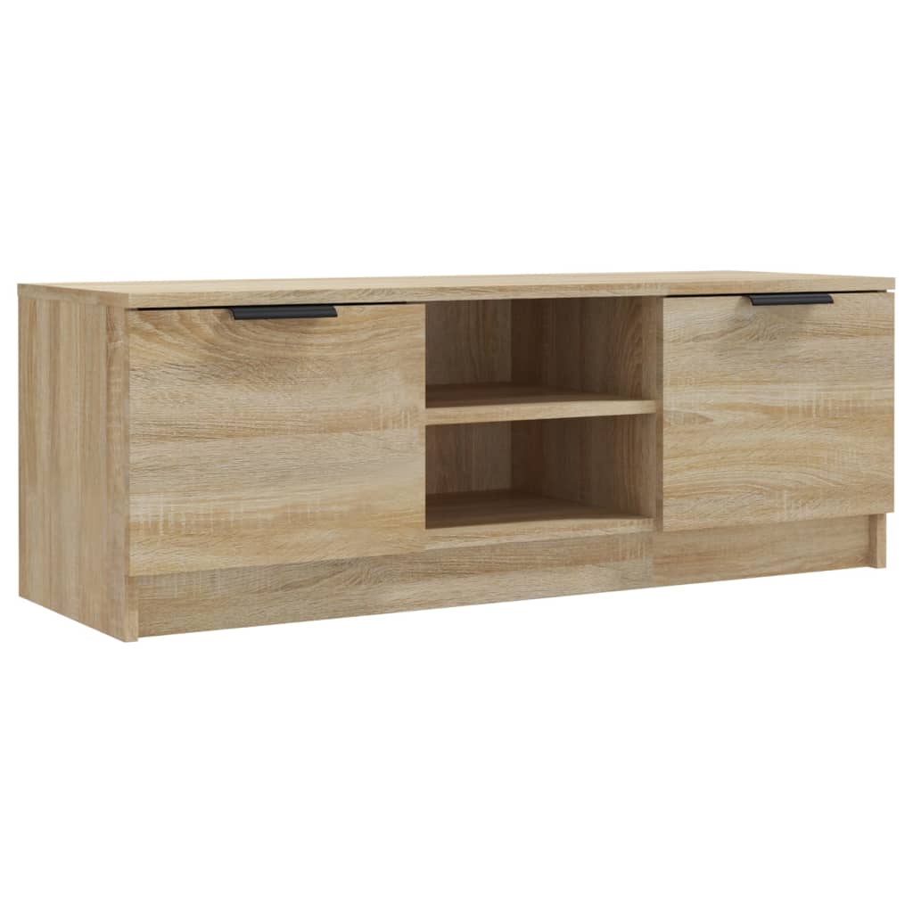 vidaXL Comodă TV, stejar sonoma, 102x35x36,5 cm, lemn prelucrat vidaXL Comodă TV, stejar sonoma, 102x35x36,5 cm, lemn prelucrat