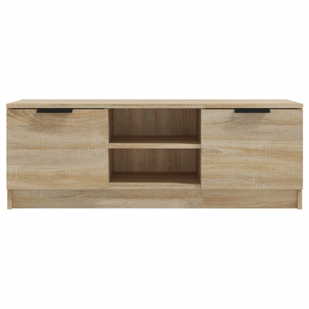 vidaXL Comodă TV, stejar sonoma, 102x35x36,5 cm, lemn prelucrat vidaXL Comodă TV, stejar sonoma, 102x35x36,5 cm, lemn prelucrat