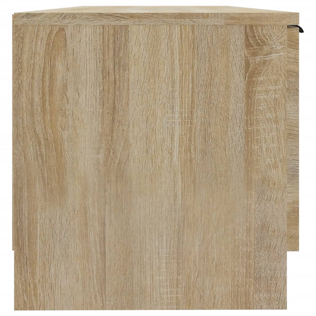 vidaXL Comodă TV, stejar sonoma, 102x35x36,5 cm, lemn prelucrat vidaXL Comodă TV, stejar sonoma, 102x35x36,5 cm, lemn prelucrat