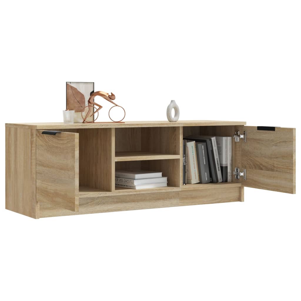 vidaXL Comodă TV, stejar sonoma, 102x35x36,5 cm, lemn prelucrat vidaXL Comodă TV, stejar sonoma, 102x35x36,5 cm, lemn prelucrat