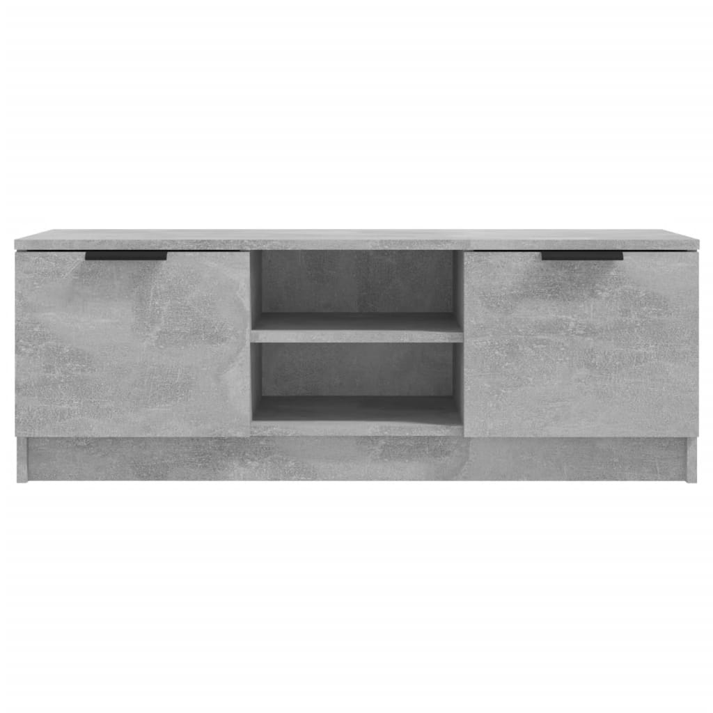 vidaXL Comodă TV, gri beton, 102x35x36,5 cm, lemn prelucrat vidaXL Comodă TV, gri beton, 102x35x36,5 cm, lemn prelucrat