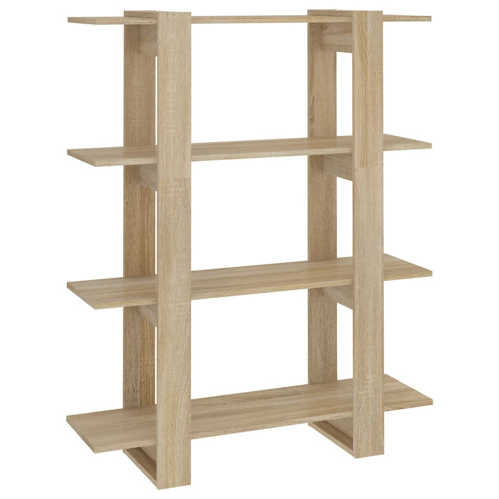 vidaXL Bibliotecă/Separator cameră, stejar sonoma, 100x30x123,5 cm vidaXL Bibliotecă/Separator cameră, stejar sonoma, 100x30x123,5 cm