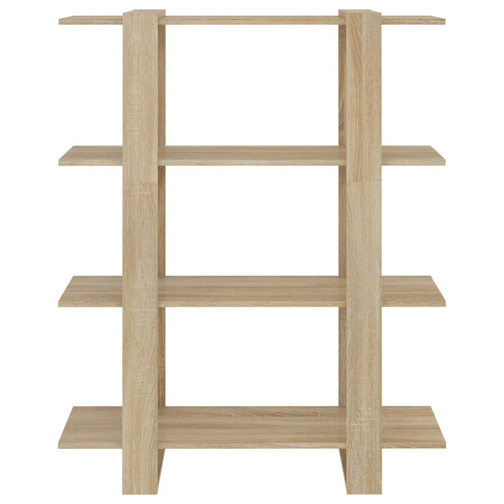 vidaXL Bibliotecă/Separator cameră, stejar sonoma, 100x30x123,5 cm vidaXL Bibliotecă/Separator cameră, stejar sonoma, 100x30x123,5 cm