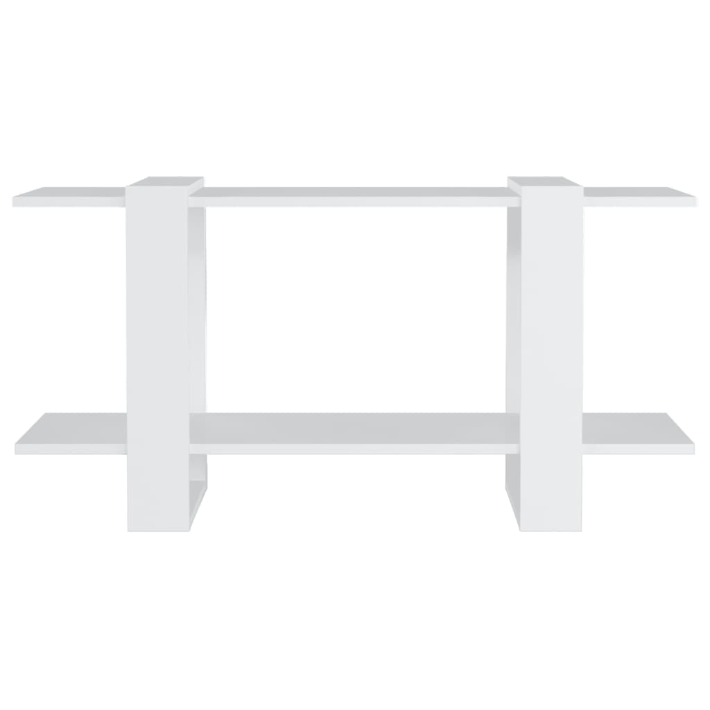 vidaXL Bibliotecă, alb, 100x30x51 cm, lemn compozit vidaXL Bibliotecă, alb, 100x30x51 cm, lemn compozit