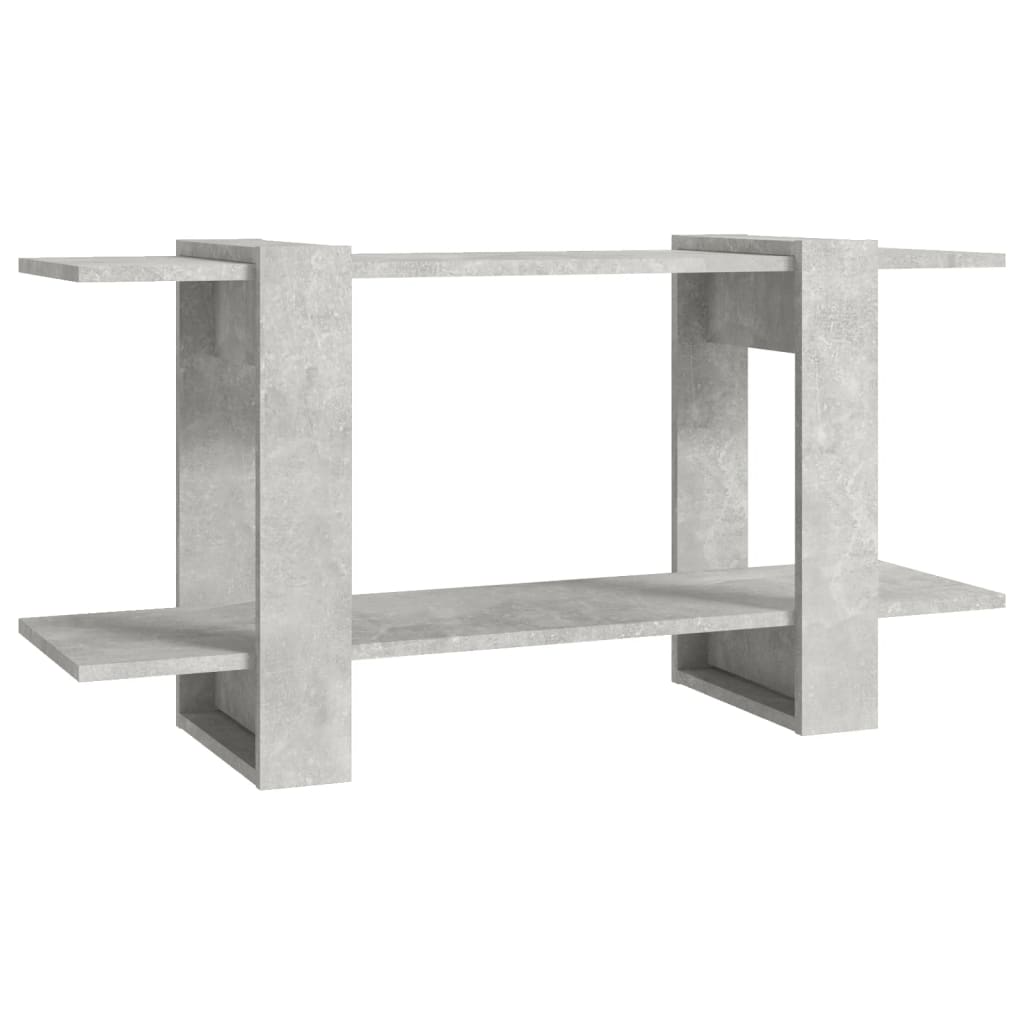 vidaXL Bibliotecă, gri beton, 100x30x51 cm, lemn compozit vidaXL Bibliotecă, gri beton, 100x30x51 cm, lemn compozit