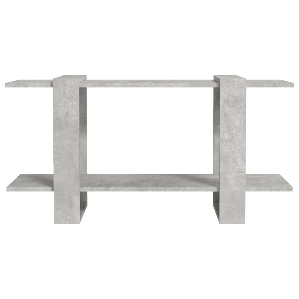 vidaXL Bibliotecă, gri beton, 100x30x51 cm, lemn compozit vidaXL Bibliotecă, gri beton, 100x30x51 cm, lemn compozit