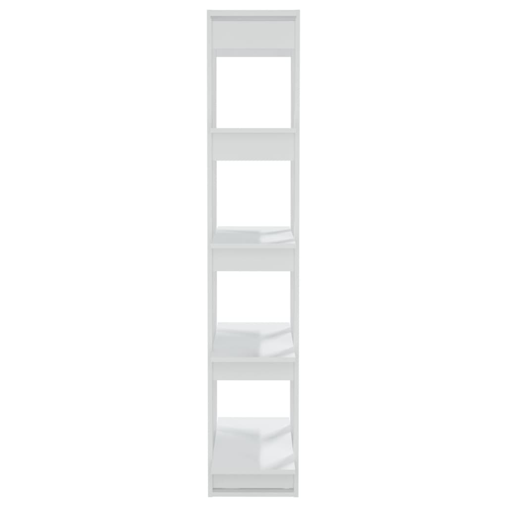 vidaXL Bibliotecă/Separator cameră, alb, 80x30x160 cm, PAL