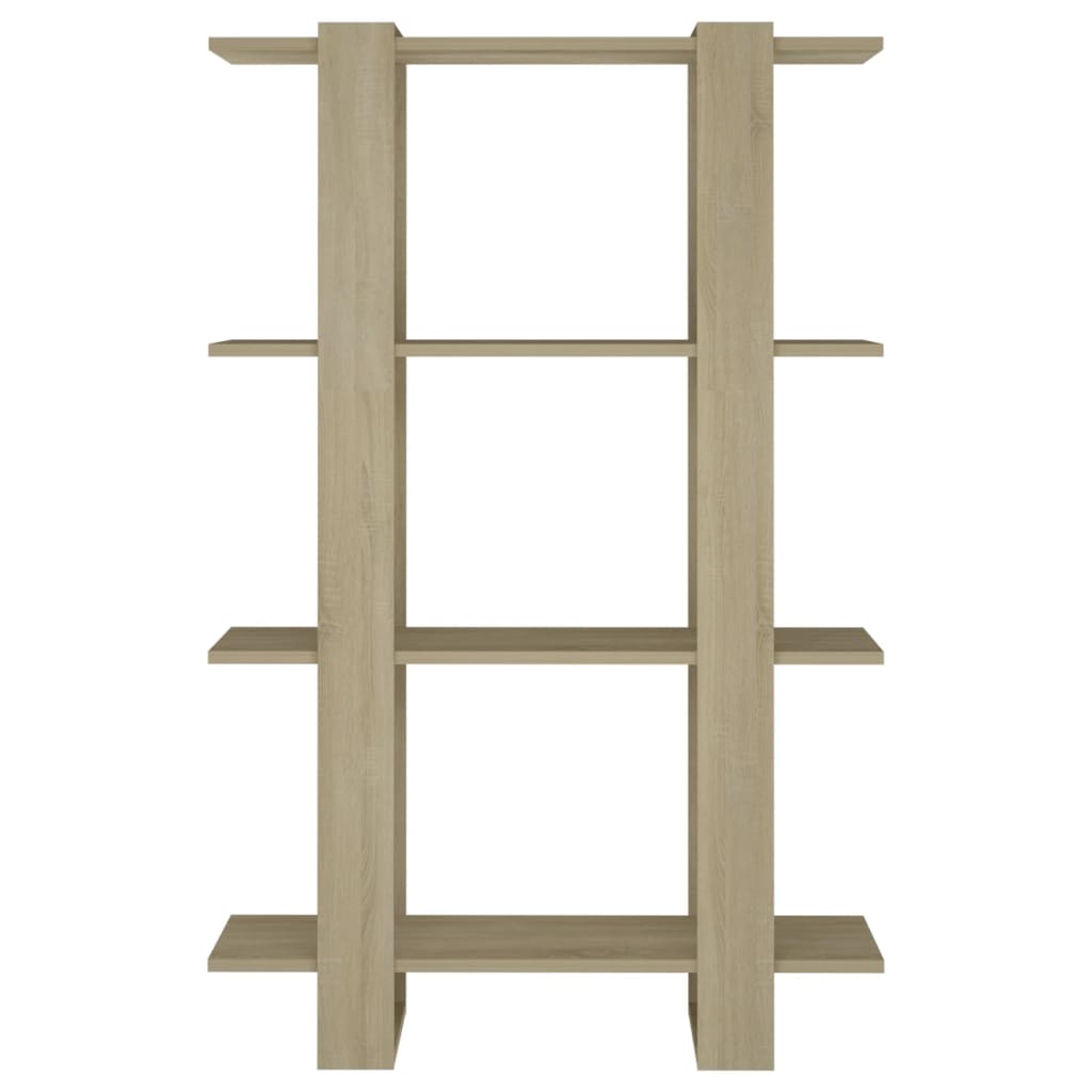 vidaXL Bibliotecă/Separator cameră, stejar sonoma, 80x30x123,5 cm vidaXL Bibliotecă/Separator cameră, stejar sonoma, 80x30x123,5 cm