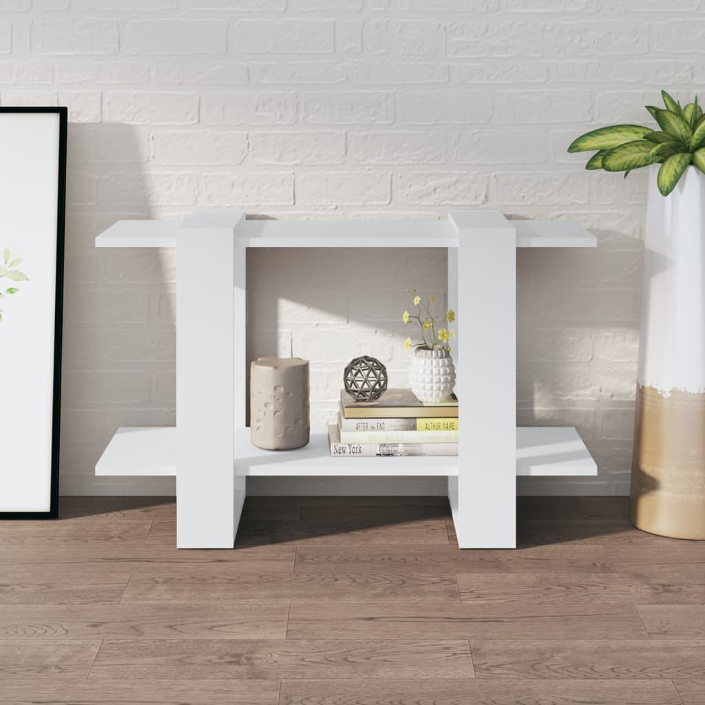 vidaXL Bibliotecă/Separator cameră, alb, 80x30x51 cm