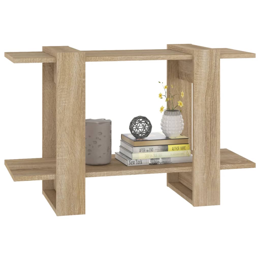 vidaXL Bibliotecă/Separator cameră, stejar sonoma, 80x30x51 cm vidaXL Bibliotecă/Separator cameră, stejar sonoma, 80x30x51 cm