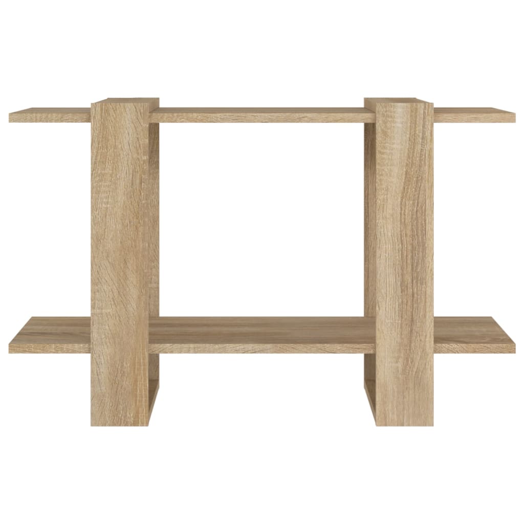 vidaXL Bibliotecă/Separator cameră, stejar sonoma, 80x30x51 cm vidaXL Bibliotecă/Separator cameră, stejar sonoma, 80x30x51 cm