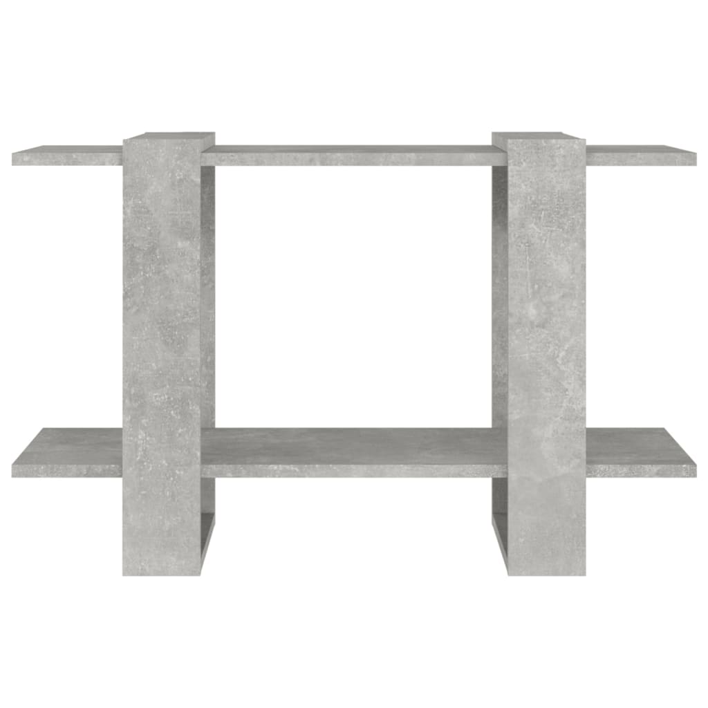 vidaXL Bibliotecă/Separator cameră, gri beton, 80x30x51 cm