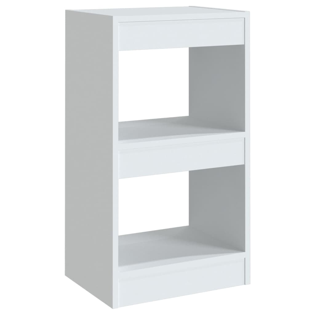 vidaXL Bibliotecă/Separator cameră, alb, 40x30x72 cm