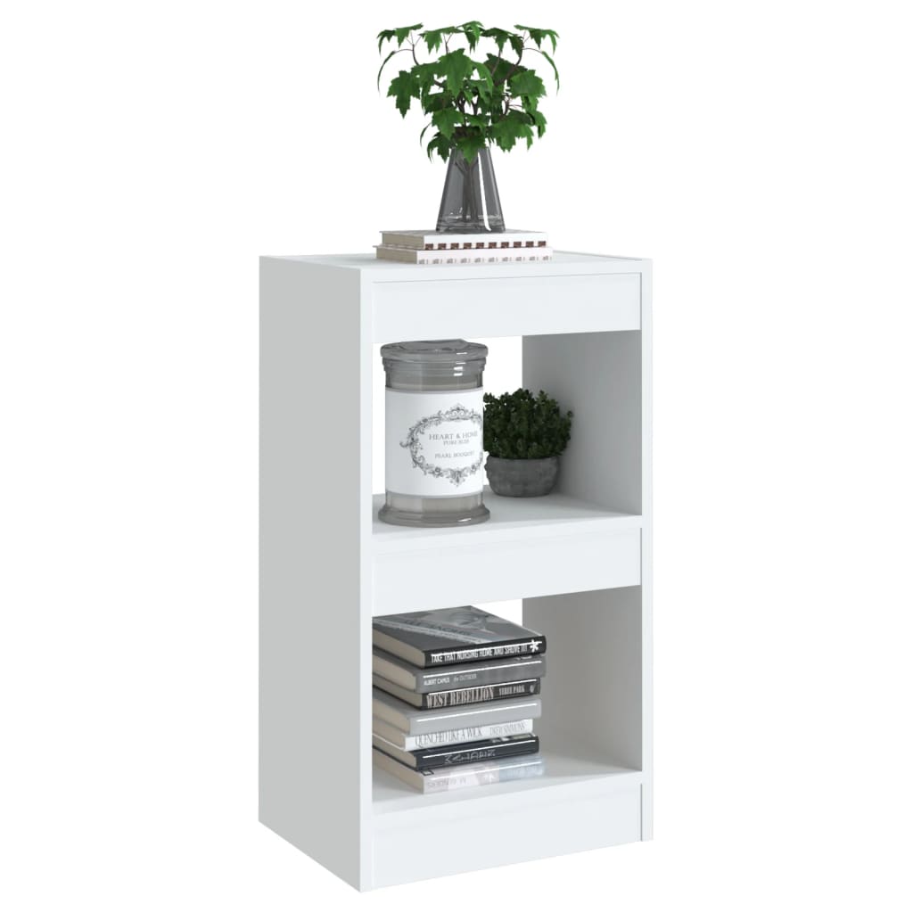 vidaXL Bibliotecă/Separator cameră, alb, 40x30x72 cm