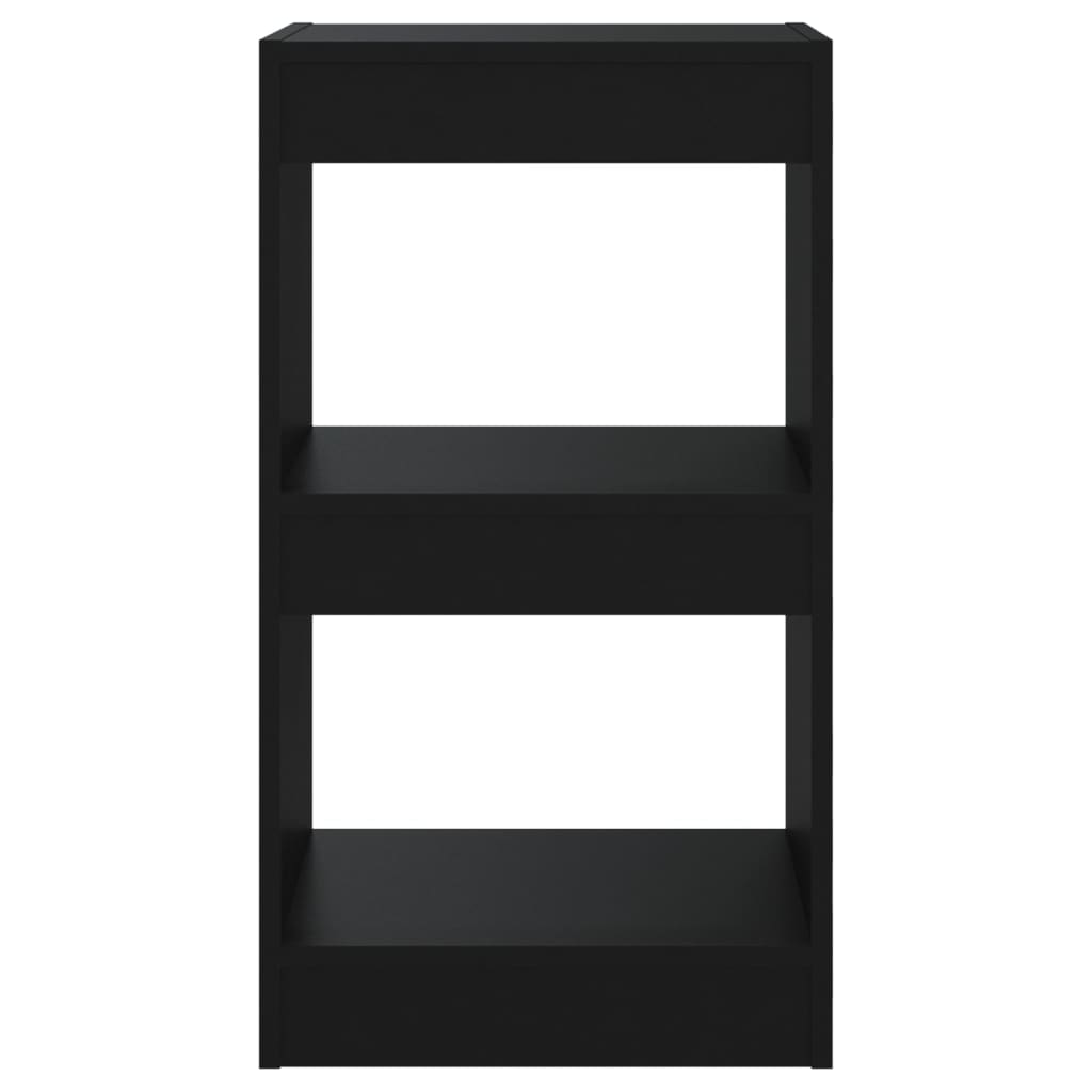 vidaXL Bibliotecă/Separator cameră, negru, 40x30x72 cm vidaXL Bibliotecă/Separator cameră, negru, 40x30x72 cm