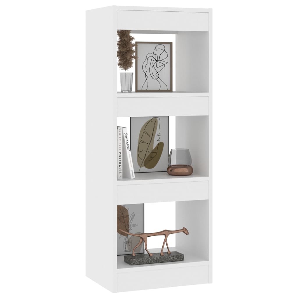 vidaXL Bibliotecă/Separator cameră, alb, 40x30x103 cm, PAL