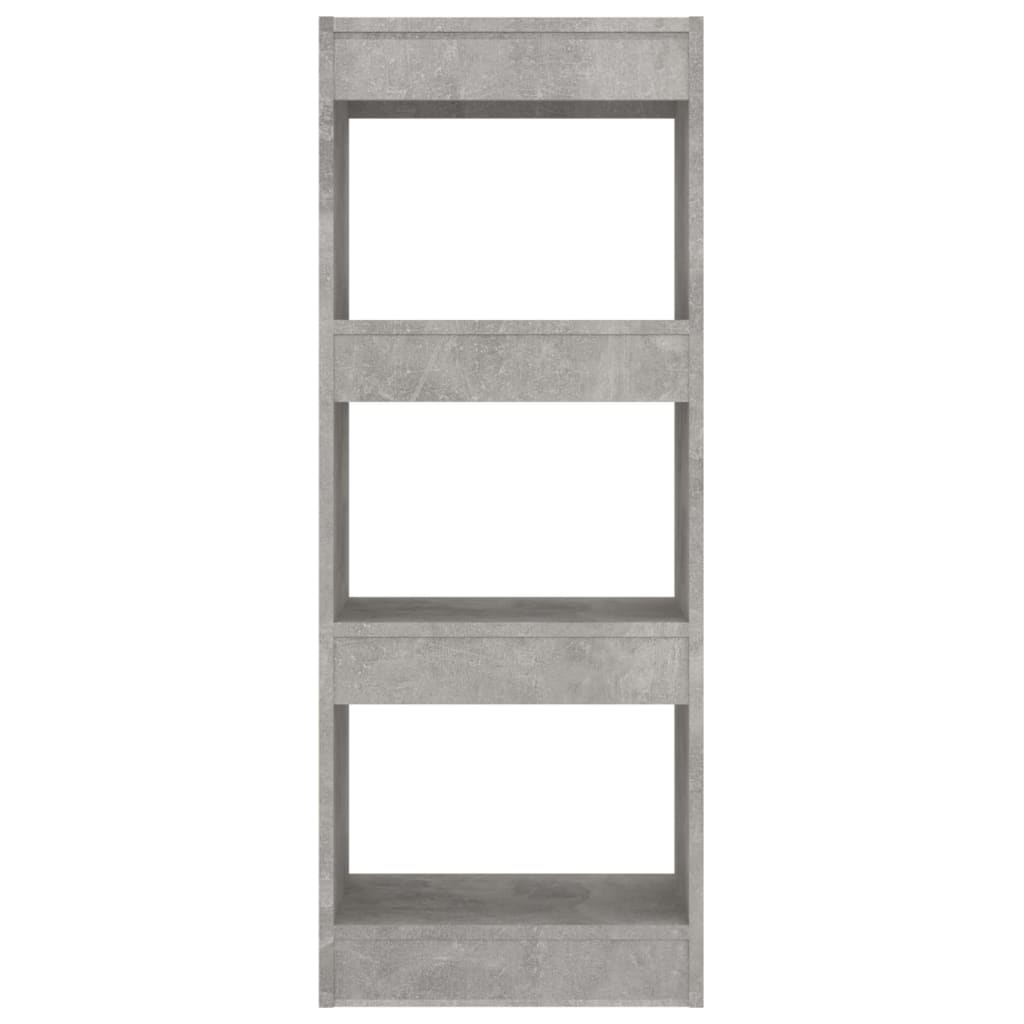 vidaXL Bibliotecă/Separator cameră, gri beton, 40x30x103 cm, PAL