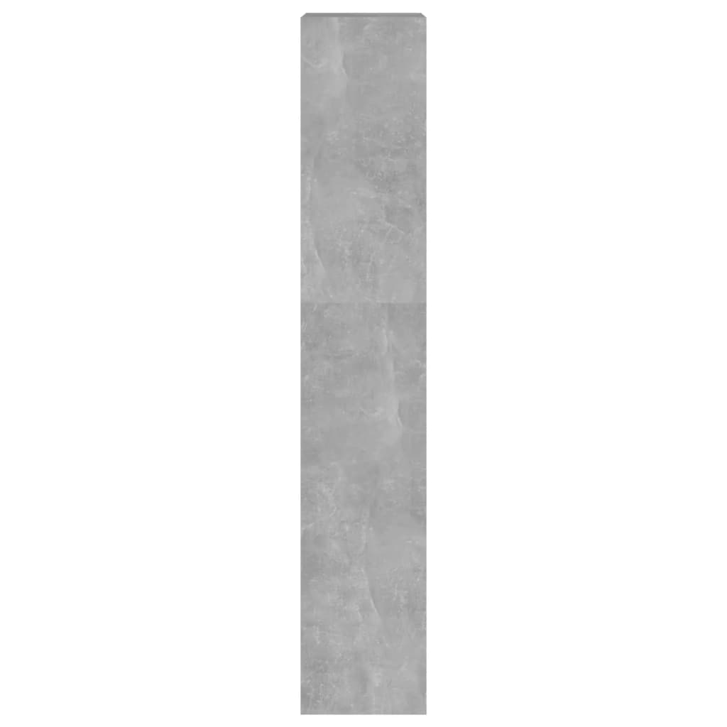 vidaXL Bibliotecă/Separator cameră, gri beton, 40x30x166 cm