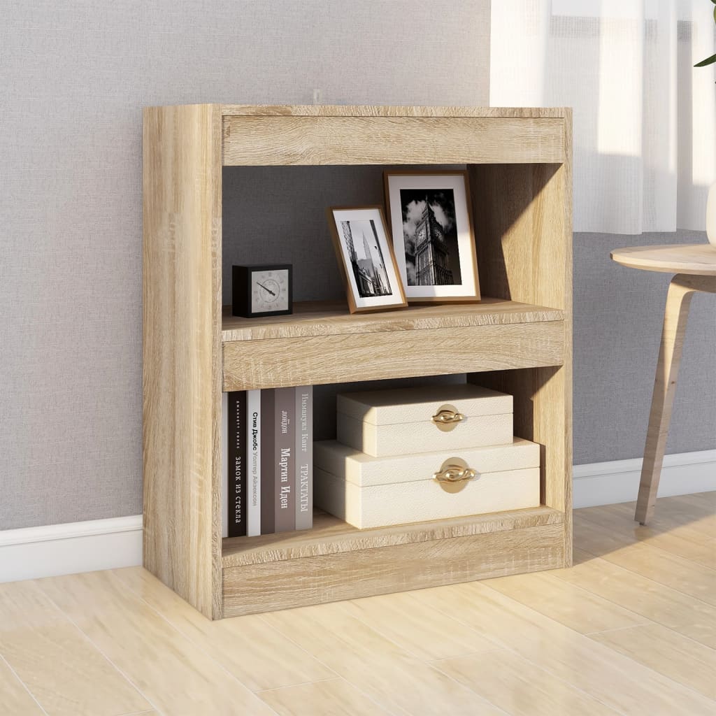 vidaXL Bibliotecă/Separator cameră, stejar sonoma, 60x30x72 cm vidaXL Bibliotecă/Separator cameră, stejar sonoma, 60x30x72 cm