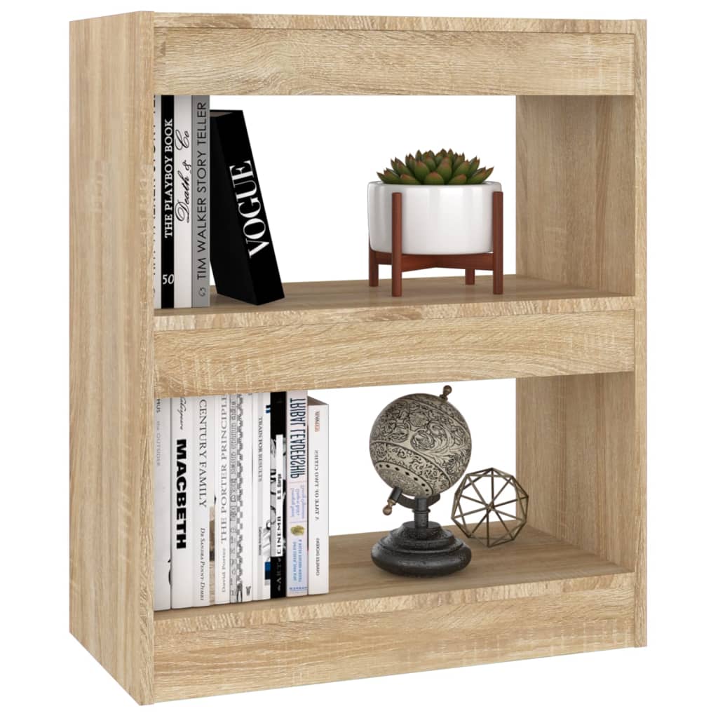 vidaXL Bibliotecă/Separator cameră, stejar sonoma, 60x30x72 cm vidaXL Bibliotecă/Separator cameră, stejar sonoma, 60x30x72 cm