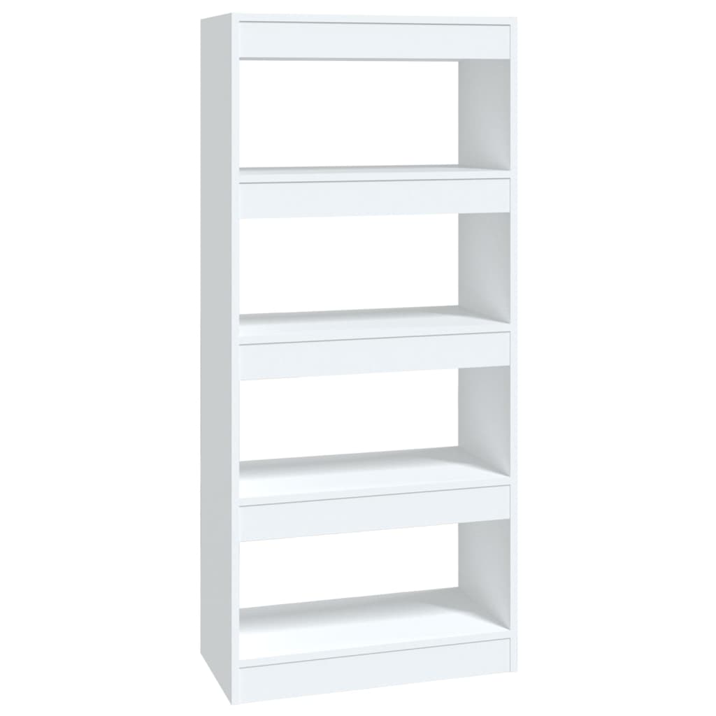 vidaXL Bibliotecă/Separator cameră, alb, 60x30x135 cm, lemn prelucrat vidaXL Bibliotecă/Separator cameră, alb, 60x30x135 cm, lemn prelucrat