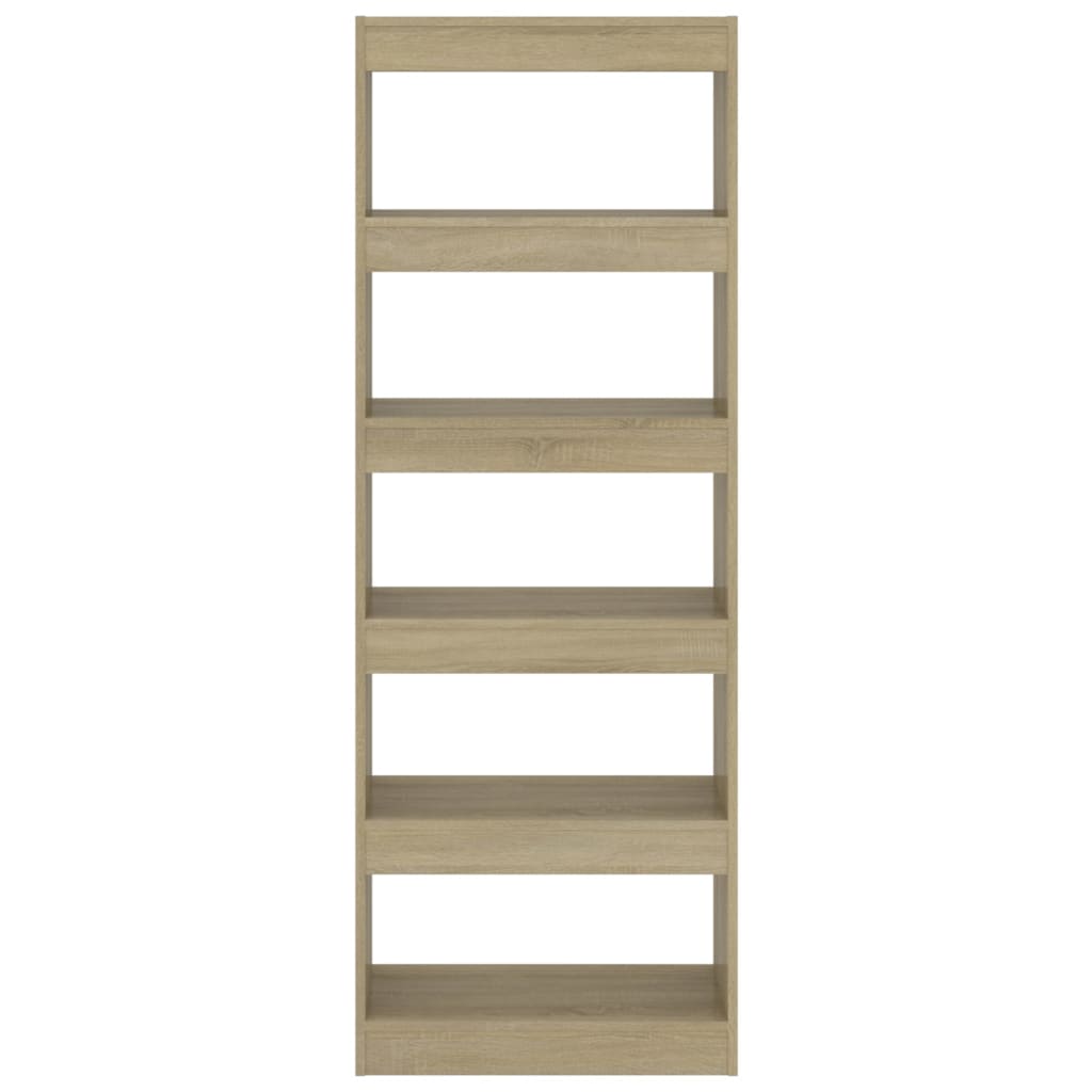 vidaXL Bibliotecă/Separator cameră, stejar sonoma, 60x30x166 cm, PAL vidaXL Bibliotecă/Separator cameră, stejar sonoma, 60x30x166 cm, PAL