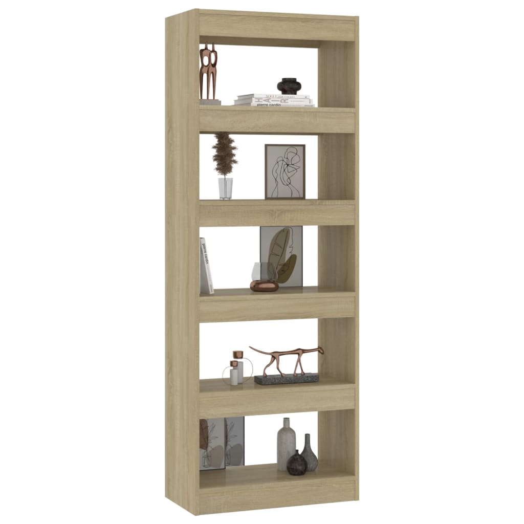 vidaXL Bibliotecă/Separator cameră, stejar sonoma, 60x30x166 cm, PAL vidaXL Bibliotecă/Separator cameră, stejar sonoma, 60x30x166 cm, PAL