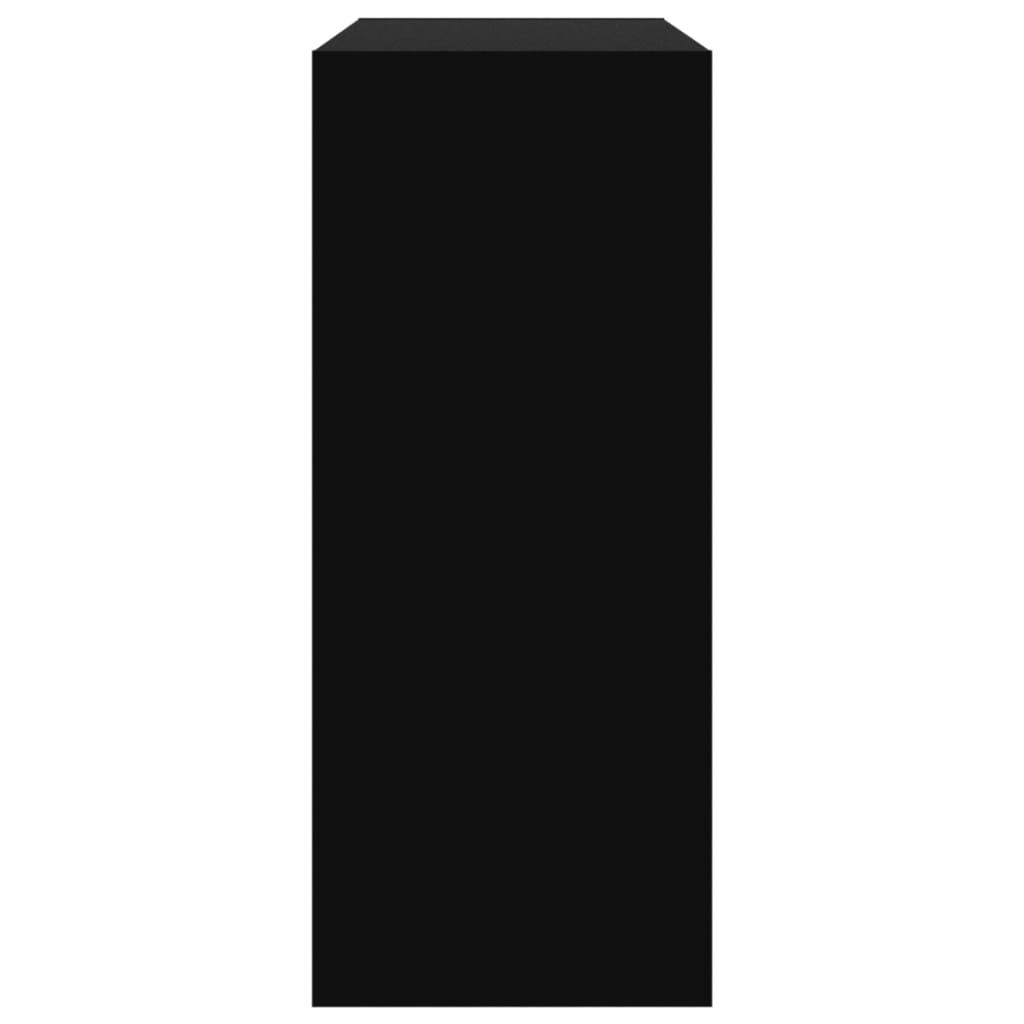 vidaXL Bibliotecă/Separator cameră, negru, 80x30x72 cm vidaXL Bibliotecă/Separator cameră, negru, 80x30x72 cm