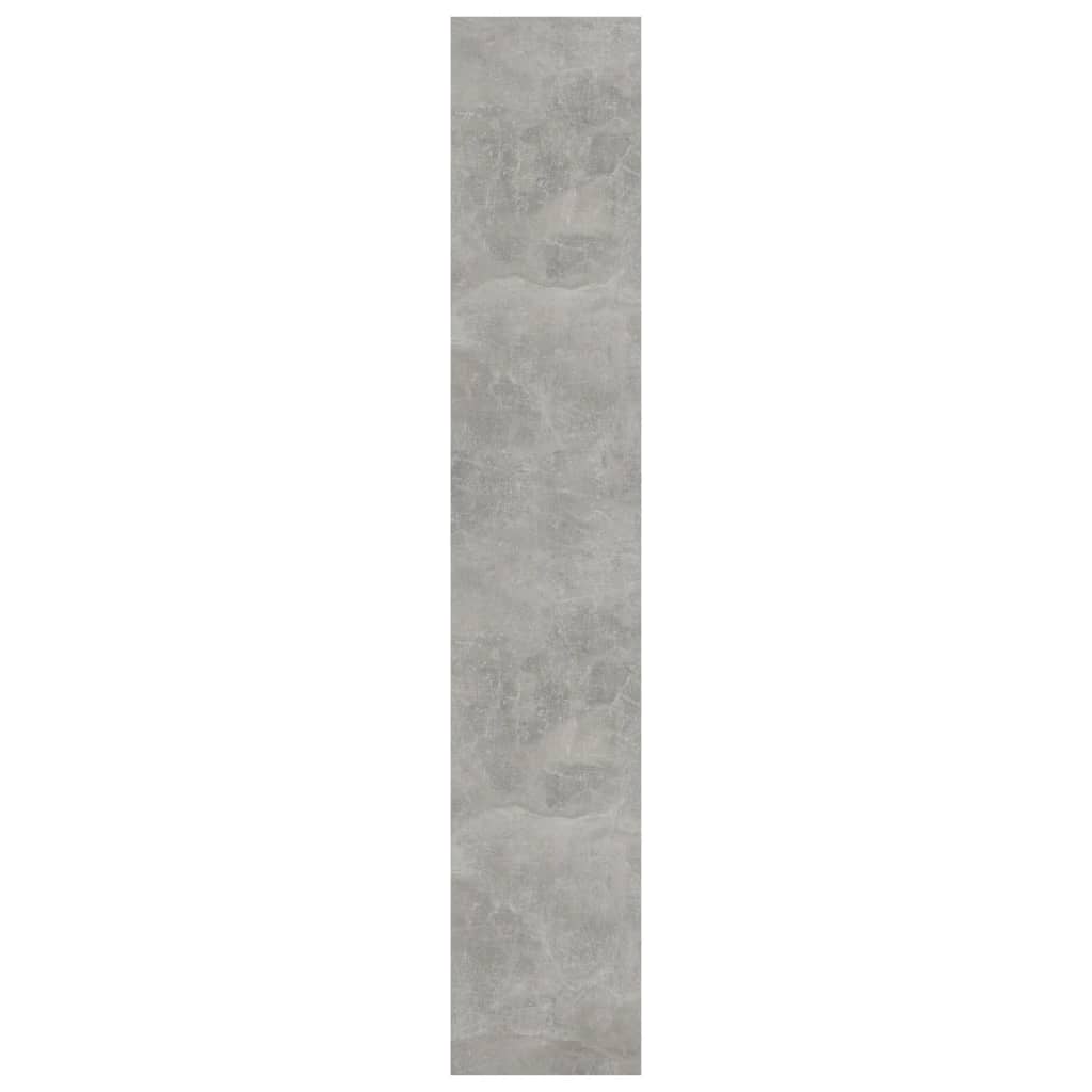 vidaXL Bibliotecă/Separator cameră, gri beton, 80x30x166 cm, PAL