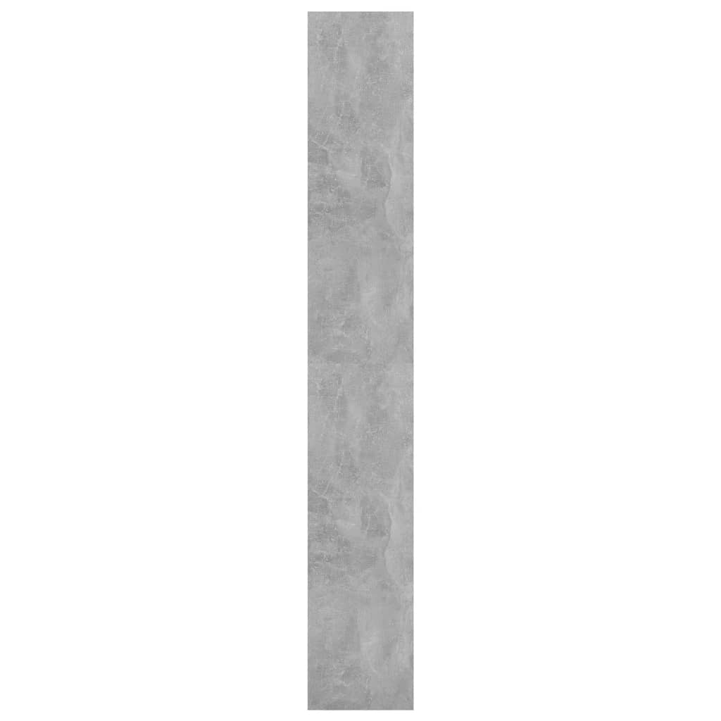 vidaXL Bibliotecă/Separator cameră, gri beton, 80x30x198 cm, PAL vidaXL Bibliotecă/Separator cameră, gri beton, 80x30x198 cm, PAL