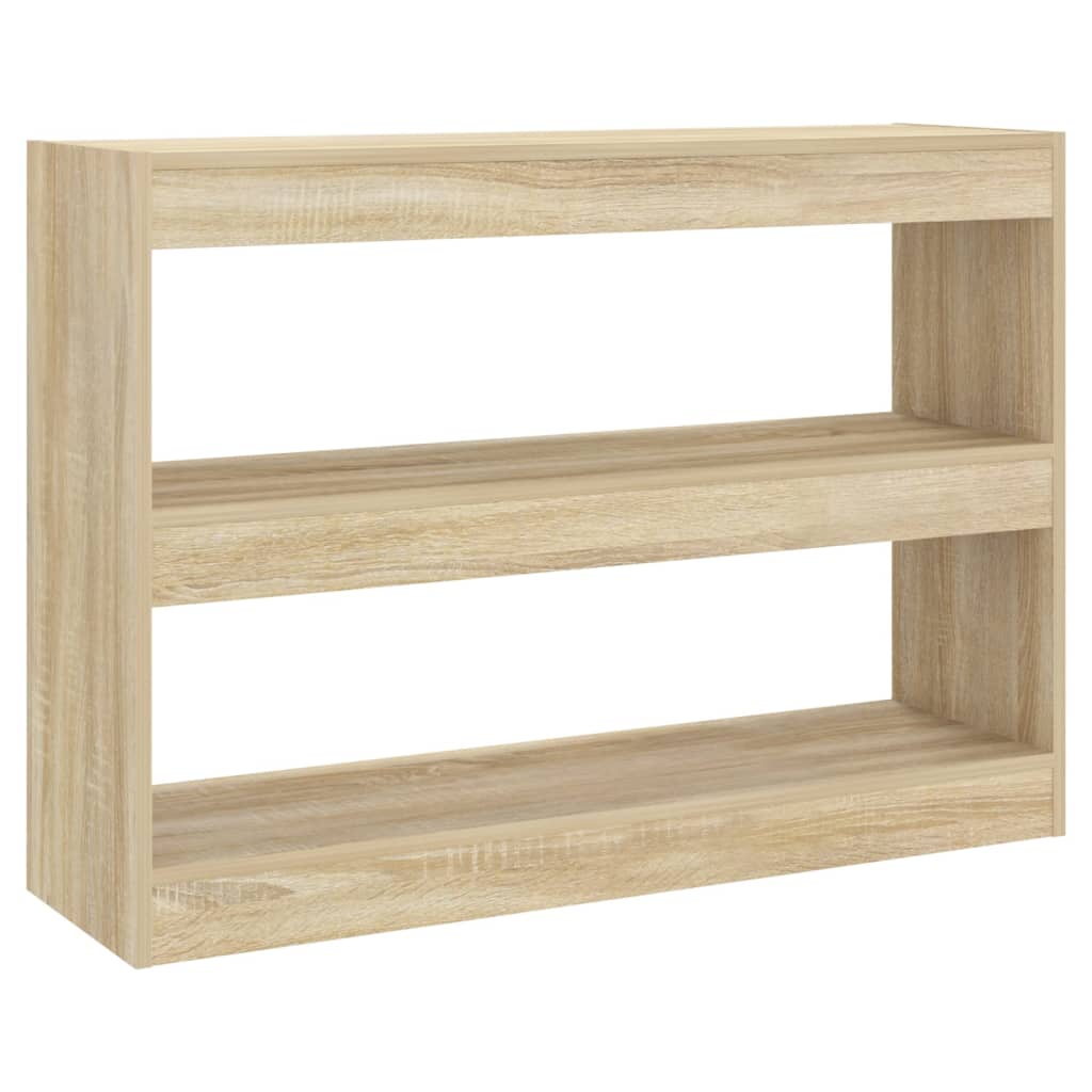 vidaXL Bibliotecă/Separator cameră, stejar sonoma, 100x30x72 cm vidaXL Bibliotecă/Separator cameră, stejar sonoma, 100x30x72 cm
