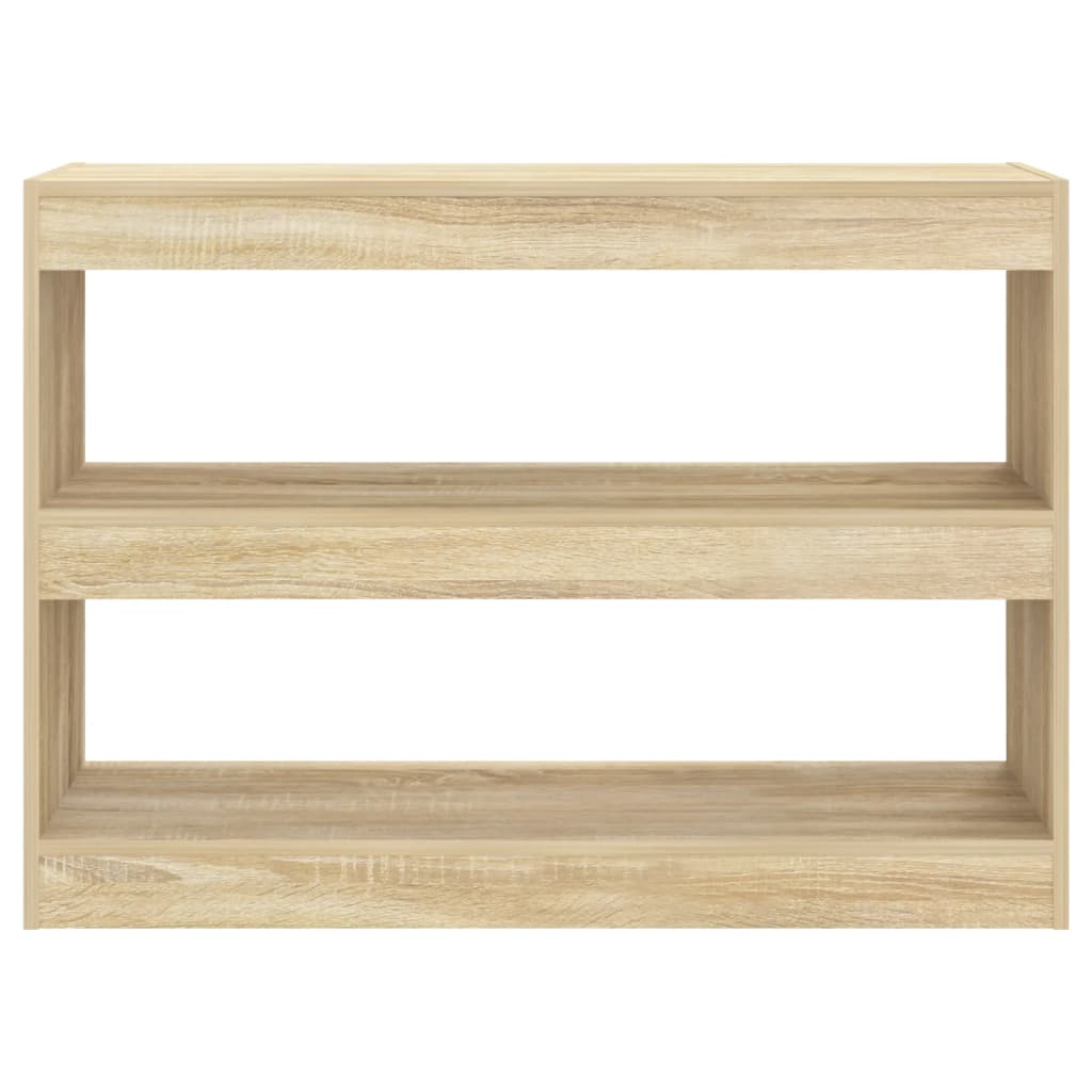 vidaXL Bibliotecă/Separator cameră, stejar sonoma, 100x30x72 cm vidaXL Bibliotecă/Separator cameră, stejar sonoma, 100x30x72 cm