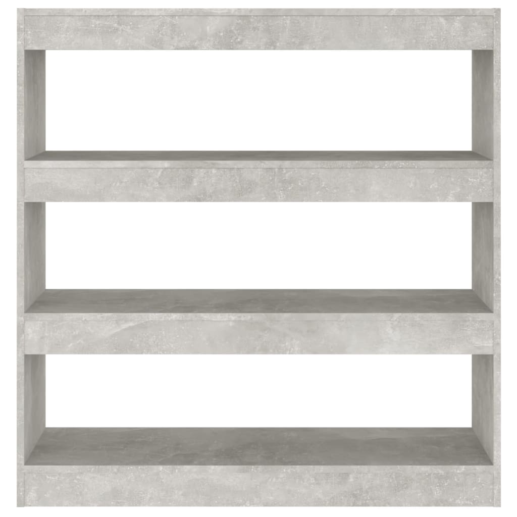 vidaXL Bibliotecă/Separator cameră, gri beton, 100x30x103 cm vidaXL Bibliotecă/Separator cameră, gri beton, 100x30x103 cm