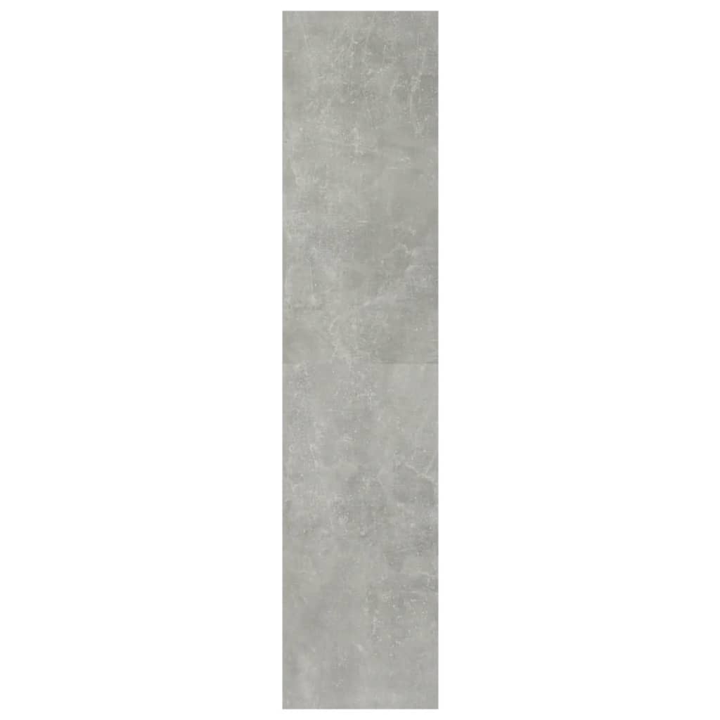vidaXL Bibliotecă/Separator cameră, gri beton, 100x30x135 cm