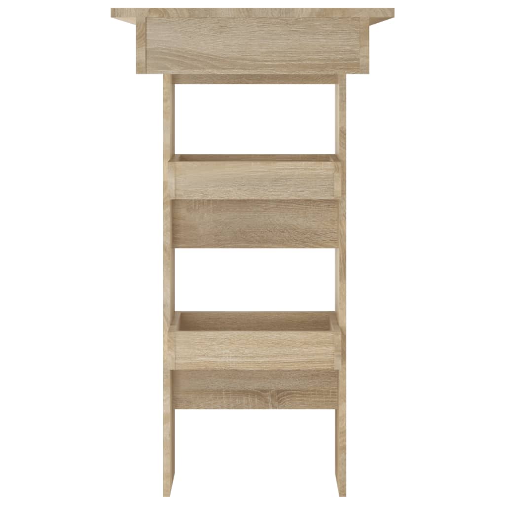 vidaXL Masă bar de perete stejar sonoma 102x45x103,5 cm lemn compozit
