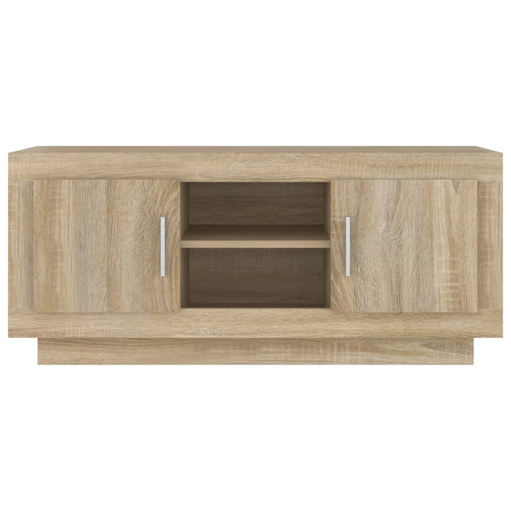 vidaXL Comodă TV, stejar sonoma, 102x35x45 cm, lemn prelucrat vidaXL Comodă TV, stejar sonoma, 102x35x45 cm, lemn prelucrat