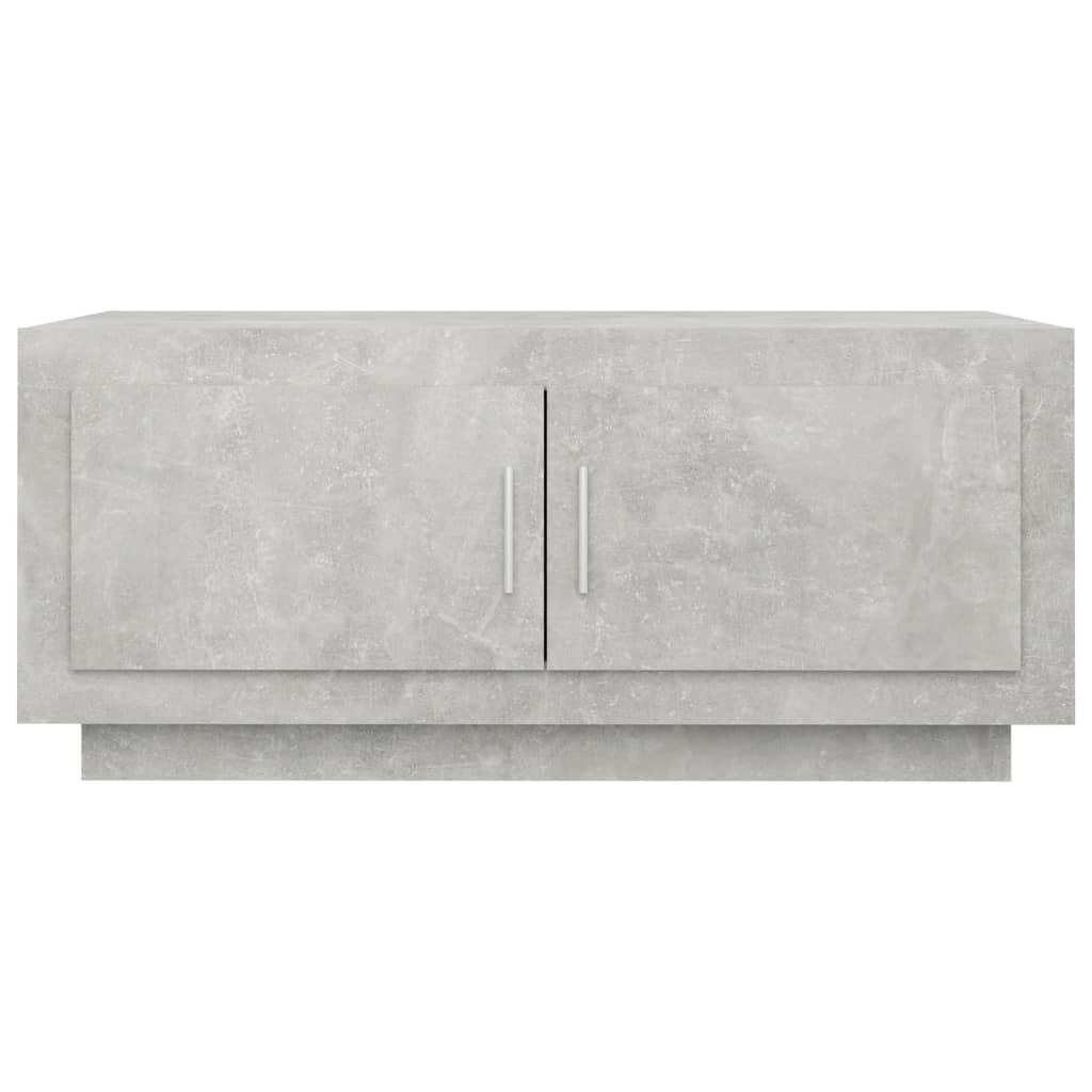 vidaXL Măsuță de cafea, gri beton, 102x50x45 cm, lemn prelucrat