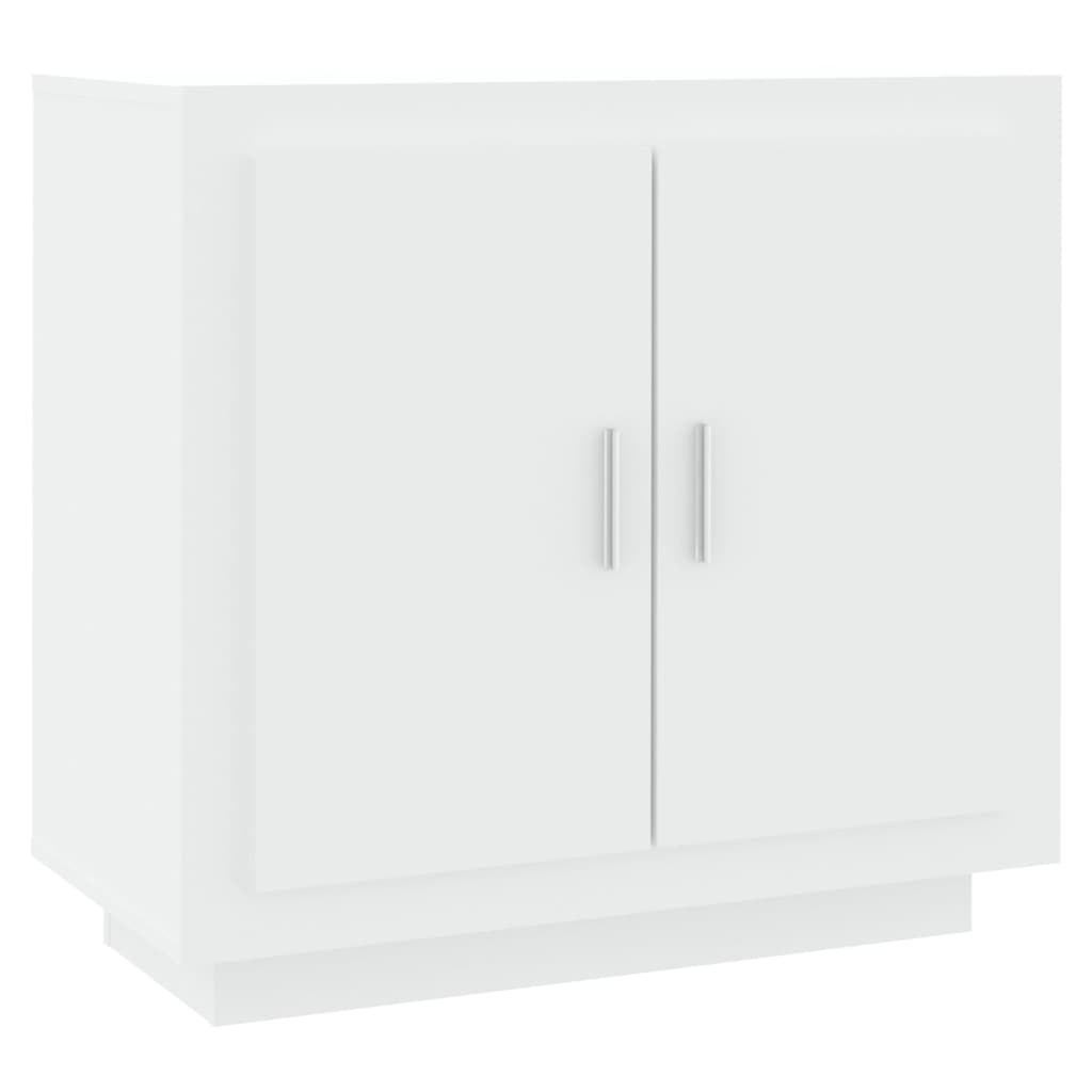 vidaXL Dulap, alb, 80x40x75 cm, lemn prelucrat vidaXL Dulap, alb, 80x40x75 cm, lemn prelucrat