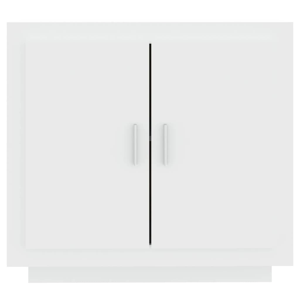 vidaXL Dulap, alb, 80x40x75 cm, lemn prelucrat vidaXL Dulap, alb, 80x40x75 cm, lemn prelucrat