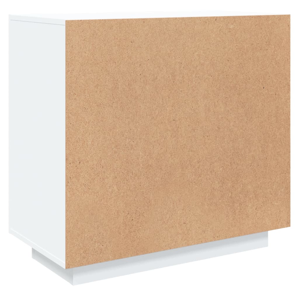 vidaXL Dulap, alb, 80x40x75 cm, lemn prelucrat vidaXL Dulap, alb, 80x40x75 cm, lemn prelucrat