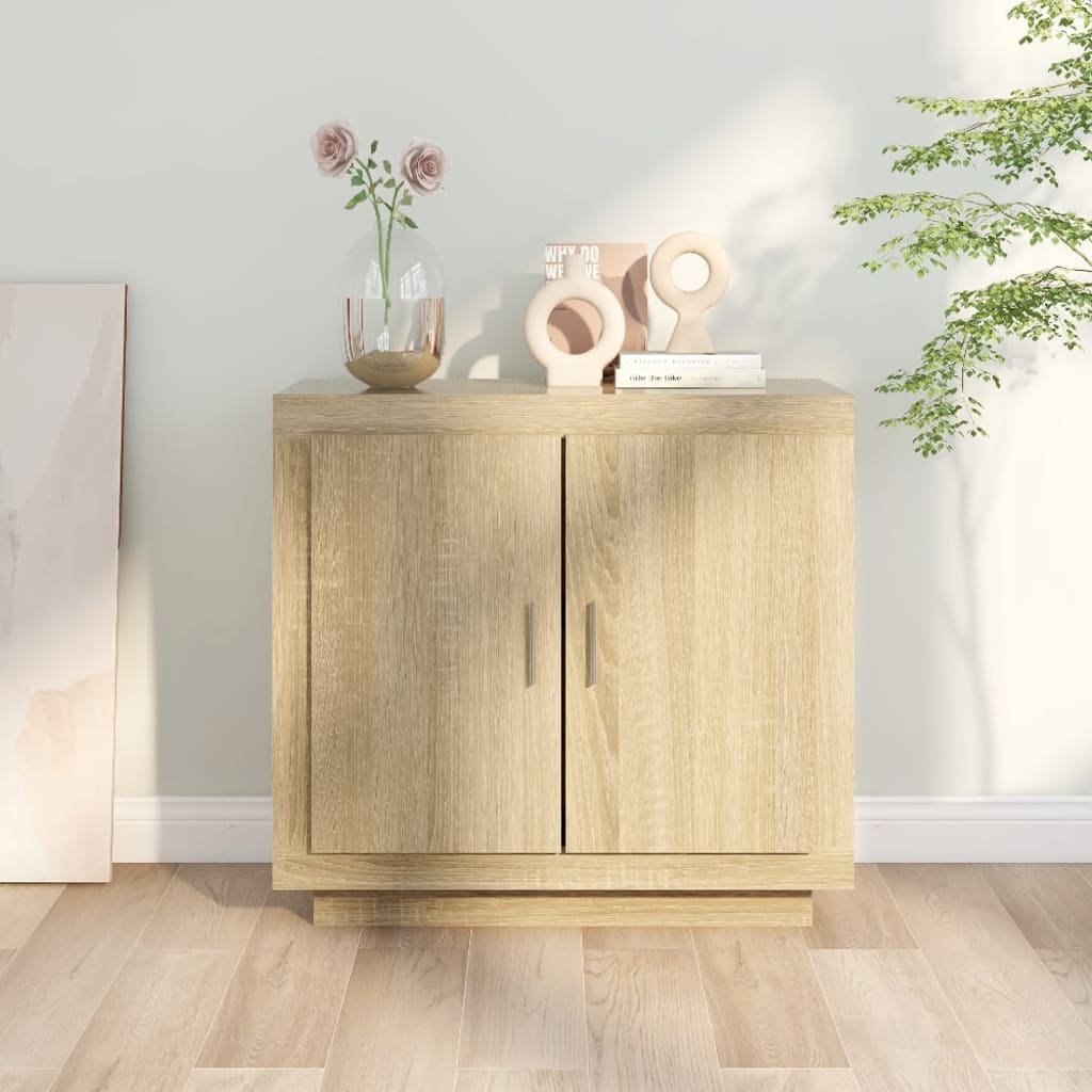 vidaXL Dulap, stejar sonoma, 80x40x75 cm, lemn compozit