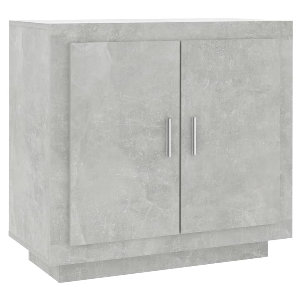 vidaXL Dulap, gri beton, 80x40x75 cm, lemn prelucrat vidaXL Dulap, gri beton, 80x40x75 cm, lemn prelucrat