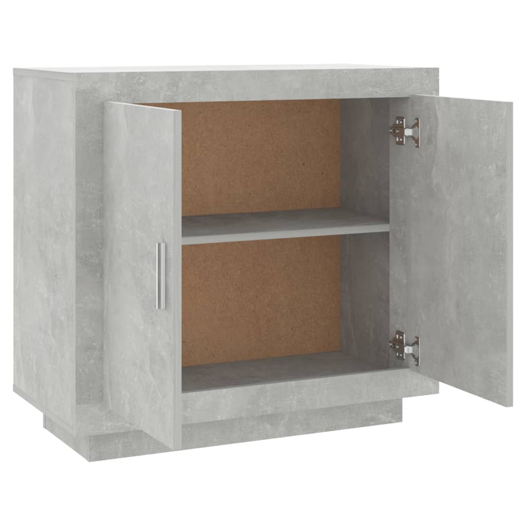 vidaXL Dulap, gri beton, 80x40x75 cm, lemn prelucrat vidaXL Dulap, gri beton, 80x40x75 cm, lemn prelucrat