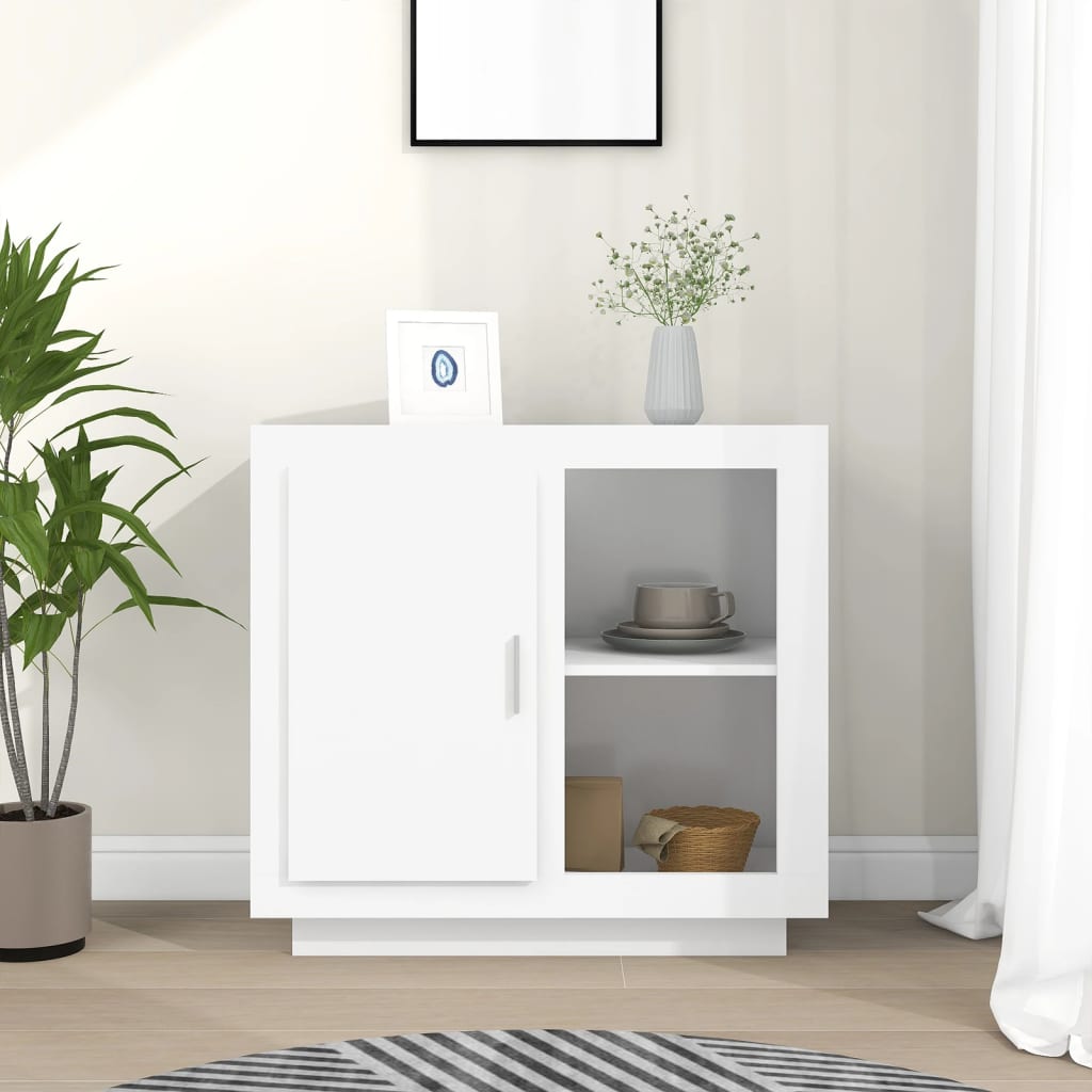 vidaXL Dulap, alb, 80x40x75 cm vidaXL Dulap, alb, 80x40x75 cm