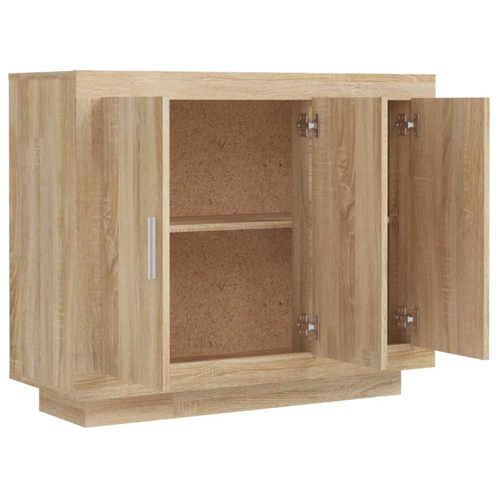 vidaXL Dulap, stejar sonoma, 92x35x75 cm, lemn compozit